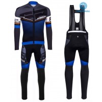 2016 Santini Interactive 3.0 nero -blu Thermo Squadre Pro Abbigliamento Ciclismo Maglia Ciclismo Manica Lunga e Salopette Lunga 58980-IY 2016 Santini Interactive 3.0 nero -blu Thermo Squadre Pro Abbigliamento Ciclismo Maglia Ciclismo Manica Lunga e Salopette Lunga 58980-IY