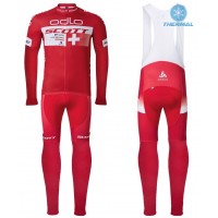 2016 Scott ODLO Team Rosso Thermo Squadre Pro Abbigliamento Ciclismo Maglia Ciclismo Manica Lunga e Salopette Lunga 22757-YC 2016 Scott ODLO Team Rosso Thermo Squadre Pro Abbigliamento Ciclismo Maglia Ciclismo Manica Lunga e Salopette Lunga 22757-YC