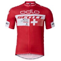 SCOTT ODLO 2016 ROSSO Maglia Ciclismo Manica Corta 64948-OI SCOTT ODLO 2016 ROSSO Maglia Ciclismo Manica Corta 64948-OI