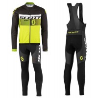 2016 Scott RC nero -bianco -verde Fluo Squadre Pro Abbigliamento Ciclismo Maglia Ciclismo Manica Lunga e Salopette Lunga 29654-OW 2016 Scott RC nero -bianco -verde Fluo Squadre Pro Abbigliamento Ciclismo Maglia Ciclismo Manica Lunga e Salopette Lunga 29654-OW