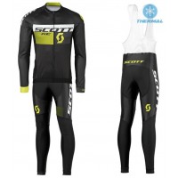 2016 Scott RC nero -giallo Thermo Squadre Pro Abbigliamento Ciclismo Maglia Ciclismo Manica Lunga e Salopette Lunga 40394-XX 2016 Scott RC nero -giallo Thermo Squadre Pro Abbigliamento Ciclismo Maglia Ciclismo Manica Lunga e Salopette Lunga 40394-XX