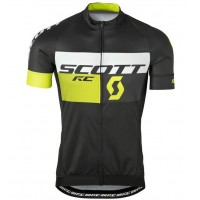 2016 Scott RC nero giallo Maglia Ciclismo Manica Corta 50526-ED 2016 Scott RC nero giallo Maglia Ciclismo Manica Corta 50526-ED