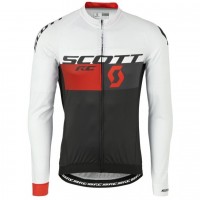 2016 Scott RC bianco -nero -Rosso Maglie Ciclismo Manica Lunga 68544-BB 2016 Scott RC bianco -nero -Rosso Maglie Ciclismo Manica Lunga 68544-BB