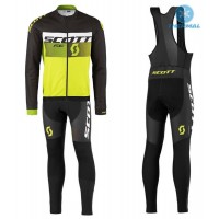 2016 Scott RC nero -bianco -verde Fluo Thermo Squadre Pro Abbigliamento Ciclismo Maglia Ciclismo Manica Lunga e Salopette Lunga 89572-RS 2016 Scott RC nero -bianco -verde Fluo Thermo Squadre Pro Abbigliamento Ciclismo Maglia Ciclismo Manica Lunga e Salopette Lunga 89572-RS