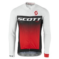 2017 Scott Rc bianco nero Rosso Maglie Ciclismo Manica Lunga 93470-WQ 2017 Scott Rc bianco nero Rosso Maglie Ciclismo Manica Lunga 93470-WQ