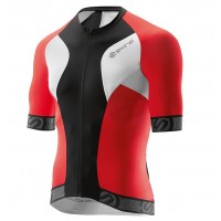 2016 Skins Tremola Maglia Ciclismo Manica Corta Rosso nero bianco 89037-WK 2016 Skins Tremola Maglia Ciclismo Manica Corta Rosso nero bianco 89037-WK