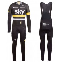 2016 Team Sky IV nero -giallo Squadre Pro Abbigliamento Ciclismo Maglia Ciclismo Manica Lunga e Salopette Lunga 36508-RJ 2016 Team Sky IV nero -giallo Squadre Pro Abbigliamento Ciclismo Maglia Ciclismo Manica Lunga e Salopette Lunga 36508-RJ