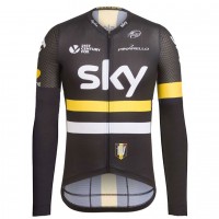 2016 Team Sky IV nero -giallo Maglie Ciclismo Manica Lunga 79405-SZ 2016 Team Sky IV nero -giallo Maglie Ciclismo Manica Lunga 79405-SZ