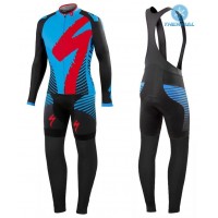 2016 Specialized Team LS nero -blu Thermo Squadre Pro Abbigliamento Ciclismo Maglia Ciclismo Manica Lunga e Salopette Lunga 25346-XD 2016 Specialized Team LS nero -blu Thermo Squadre Pro Abbigliamento Ciclismo Maglia Ciclismo Manica Lunga e Salopette Lunga 25346-XD