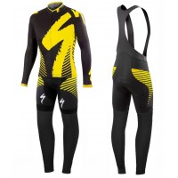 2016 Specialized Team LS nero -giallo Squadre Pro Abbigliamento Ciclismo Maglia Ciclismo Manica Lunga e Salopette Lunga 41744-RU 2016 Specialized Team LS nero -giallo Squadre Pro Abbigliamento Ciclismo Maglia Ciclismo Manica Lunga e Salopette Lunga 41744-RU