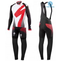 2016 Specialized Team LS bianco -Rosso Thermo Squadre Pro Abbigliamento Ciclismo Maglia Ciclismo Manica Lunga e Salopette Lunga 79014-BL 2016 Specialized Team LS bianco -Rosso Thermo Squadre Pro Abbigliamento Ciclismo Maglia Ciclismo Manica Lunga e Salopette Lunga 79014-BL