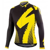 2016 Specialized Team LS nero -giallo Maglie Ciclismo Manica Lunga 83982-JP 2016 Specialized Team LS nero -giallo Maglie Ciclismo Manica Lunga 83982-JP