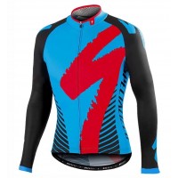 2016 Specialized Team LS nero -blu Maglie Ciclismo Manica Lunga 94006-DT 2016 Specialized Team LS nero -blu Maglie Ciclismo Manica Lunga 94006-DT
