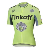 2016 Tinkoff Saxo Bank Fluo Light Green Maglia Ciclismo Manica Corta 66252-AN 2016 Tinkoff Saxo Bank Fluo Light Green Maglia Ciclismo Manica Corta 66252-AN
