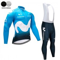 2018 Movistar Squadre Winter Abbigliamento Ciclismo Maglia Ciclismo Manica Lunga e Salopette Lunga 96106KN 2018 Movistar Squadre Winter Abbigliamento Ciclismo Maglia Ciclismo Manica Lunga e Salopette Lunga 96106KN