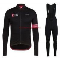Completo Ciclismo 2019 Rapha RCC nero-Rose Maglia Ciclismo Manica Lunga e Salopette Completo Ciclismo 2019 Rapha RCC nero-Rose Maglia Ciclismo Manica Lunga e Salopette