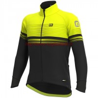 Completo Ciclismo 2019 ALE Slide nero-giallo Maglia Ciclismo Manica Lunga Completo Ciclismo 2019 ALE Slide nero-giallo Maglia Ciclismo Manica Lunga