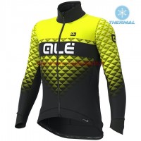 Completo Ciclismo 2019 ALE Summit nero-giallo thermique Maglia Ciclismo Manica Lunga Completo Ciclismo 2019 ALE Summit nero-giallo thermique Maglia Ciclismo Manica Lunga