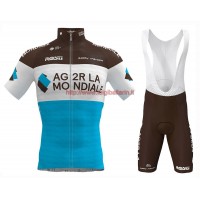 Completo Ciclismo 2019 Ag2r La Mondiale Squadre abbigliamento Bici Completo Maglia Ciclismo Corta e Salopette Completo Ciclismo 2019 Ag2r La Mondiale Squadre abbigliamento Bici Completo Maglia Ciclismo Corta e Salopette