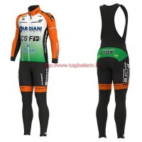 Completo Ciclismo 2019 Bardiani CSF Maglia Ciclismo Manica Lunga e Salopette Completo Ciclismo 2019 Bardiani CSF Maglia Ciclismo Manica Lunga e Salopette