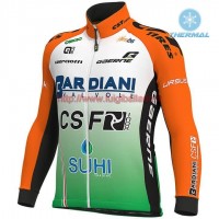 Completo Ciclismo 2019 Bardiani CSF thermique Maglia Ciclismo Manica Lunga Completo Ciclismo 2019 Bardiani CSF thermique Maglia Ciclismo Manica Lunga
