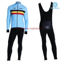 Completo Ciclismo 2019 Belgium Country Squadre thermique Maglia Ciclismo Manica Lunga e Salopette Lunga Completo Ciclismo 2019 Belgium Country Squadre thermique Maglia Ciclismo Manica Lunga e Salopette Lunga