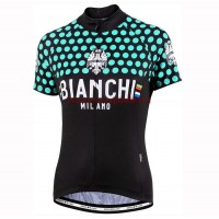 Completo Ciclismo 2019 Bianchi Dot verde donna Maglia Ciclismo Manica Corta Completo Ciclismo 2019 Bianchi Dot verde donna Maglia Ciclismo Manica Corta