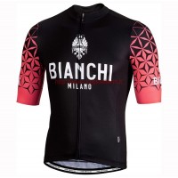 Completo Ciclismo 2019 Bianchi Milano Conca nero-rosso Maglia Ciclismo Manica Corta Completo Ciclismo 2019 Bianchi Milano Conca nero-rosso Maglia Ciclismo Manica Corta
