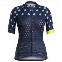 Completo Ciclismo 2019 Bontrager Anara Blu Dot Maglia Ciclismo Manica Corta Completo Ciclismo 2019 Bontrager Anara Blu Dot Maglia Ciclismo Manica Corta