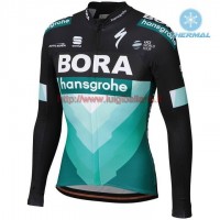 Completo Ciclismo 2019 Bora Squadre nero-verde thermique Maglia Ciclismo Manica Lunga Completo Ciclismo 2019 Bora Squadre nero-verde thermique Maglia Ciclismo Manica Lunga