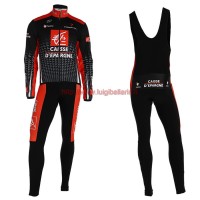 Completo Ciclismo 2019 Caisse d'Epargne Squadre Maglia Ciclismo Manica Lunga e Salopette Completo Ciclismo 2019 Caisse d'Epargne Squadre Maglia Ciclismo Manica Lunga e Salopette