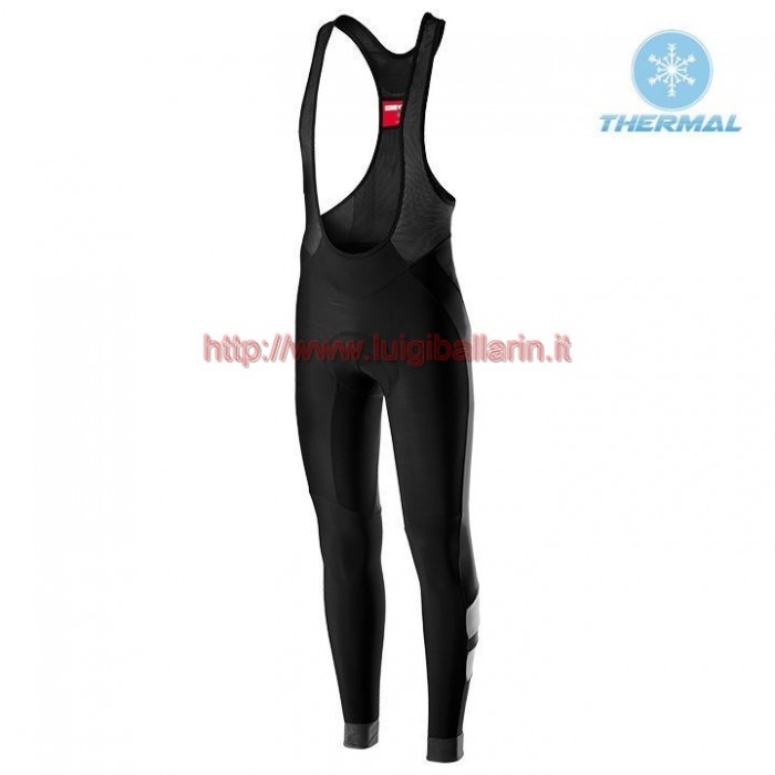 Completo Ciclismo 2019 Casteli DE Gris Salopette Lunga Ciclismo thermique