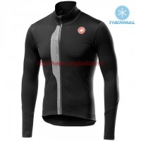 Completo Ciclismo 2019 Casteli DE Gris thermique Maglia Ciclismo Manica Lunga Completo Ciclismo 2019 Casteli DE Gris thermique Maglia Ciclismo Manica Lunga