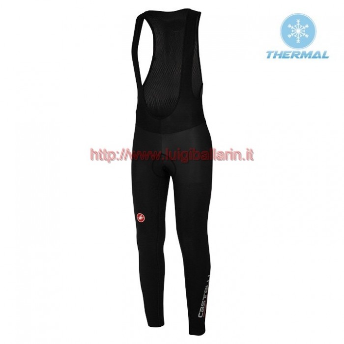 Completo Ciclismo 2019 Casteli Puro 3 Blu Salopette Lunga Ciclismo thermique