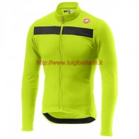 Completo Ciclismo 2019 Casteli Puro 3 giallo Maglia Ciclismo Manica Lunga Completo Ciclismo 2019 Casteli Puro 3 giallo Maglia Ciclismo Manica Lunga