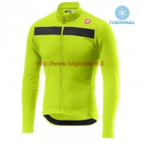 Completo Ciclismo 2019 Casteli Puro 3 giallo thermique Maglia Ciclismo Manica Lunga Completo Ciclismo 2019 Casteli Puro 3 giallo thermique Maglia Ciclismo Manica Lunga