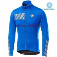 Completo Ciclismo 2019 Casteli Raddoppia 2 Blu thermique Maglia Ciclismo Manica Lunga Completo Ciclismo 2019 Casteli Raddoppia 2 Blu thermique Maglia Ciclismo Manica Lunga