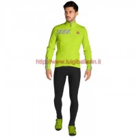 Completo Ciclismo 2019 Casteli Raddoppia 2 giallo Maglia Ciclismo Manica Lunga e Salopette Completo Ciclismo 2019 Casteli Raddoppia 2 giallo Maglia Ciclismo Manica Lunga e Salopette