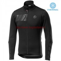 Completo Ciclismo 2019 Casteli Raddoppia 2 nero-Gris thermique Maglia Ciclismo Manica Lunga Completo Ciclismo 2019 Casteli Raddoppia 2 nero-Gris thermique Maglia Ciclismo Manica Lunga
