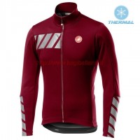 Completo Ciclismo 2019 Casteli Raddoppia 2 nero-rosso thermique Maglia Ciclismo Manica Lunga Completo Ciclismo 2019 Casteli Raddoppia 2 nero-rosso thermique Maglia Ciclismo Manica Lunga