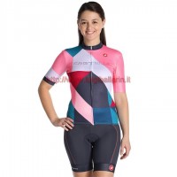 Completo Ciclismo 2019 Casteli Ventata GF donna abbigliamento Bici Completo Maglia Ciclismo Corta e Salopette Completo Ciclismo 2019 Casteli Ventata GF donna abbigliamento Bici Completo Maglia Ciclismo Corta e Salopette