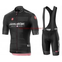 Completo Ciclismo 2019 Giro D'Italy Maglia Nera abbigliamento Bici Completo Maglia Ciclismo Corta e Salopette Completo Ciclismo 2019 Giro D'Italy Maglia Nera abbigliamento Bici Completo Maglia Ciclismo Corta e Salopette