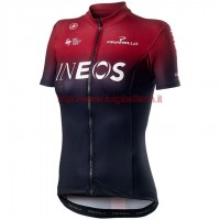 Completo Ciclismo 2019 INEOS Squadre rosso donna Maglia Ciclismo Manica Corta Completo Ciclismo 2019 INEOS Squadre rosso donna Maglia Ciclismo Manica Corta
