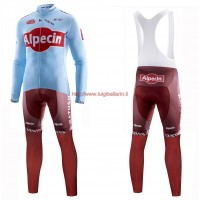 Completo Ciclismo 2019 Katusha Alpecin Squadre Maglia Ciclismo Manica Lunga e Salopette Completo Ciclismo 2019 Katusha Alpecin Squadre Maglia Ciclismo Manica Lunga e Salopette