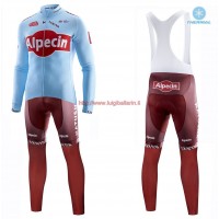 Completo Ciclismo 2019 Katusha Alpecin Squadre thermique Maglia Ciclismo Manica Lunga e Salopette Lunga Completo Ciclismo 2019 Katusha Alpecin Squadre thermique Maglia Ciclismo Manica Lunga e Salopette Lunga