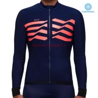 Completo Ciclismo 2019 MAAP M-Flag ultra Blu-rosso thermique Maglia Ciclismo Manica Lunga Completo Ciclismo 2019 MAAP M-Flag ultra Blu-rosso thermique Maglia Ciclismo Manica Lunga