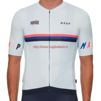 Completo Ciclismo 2019 MAAP Nationals bianca Maglia Ciclismo Manica Corta Completo Ciclismo 2019 MAAP Nationals bianca Maglia Ciclismo Manica Corta