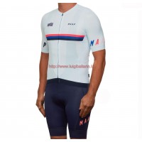 Completo Ciclismo 2019 MAAP Nationals bianca abbigliamento Bici Completo Maglia Ciclismo Corta e Salopette Completo Ciclismo 2019 MAAP Nationals bianca abbigliamento Bici Completo Maglia Ciclismo Corta e Salopette