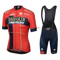 Completo Ciclismo 2019 Merida Bahrain rosso abbigliamento Bici Completo Maglia Ciclismo Corta e Salopette Completo Ciclismo 2019 Merida Bahrain rosso abbigliamento Bici Completo Maglia Ciclismo Corta e Salopette