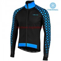 Completo Ciclismo 2019 Nalini CRIT 3L 2.0 nero-Blu thermique Maglia Ciclismo Manica Lunga Completo Ciclismo 2019 Nalini CRIT 3L 2.0 nero-Blu thermique Maglia Ciclismo Manica Lunga